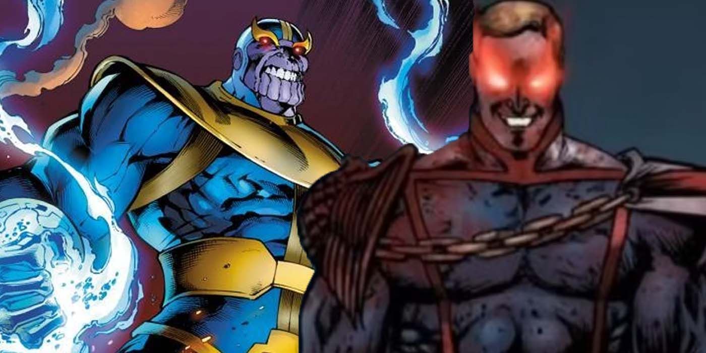 Thanos vs Homelander MArvel Comics