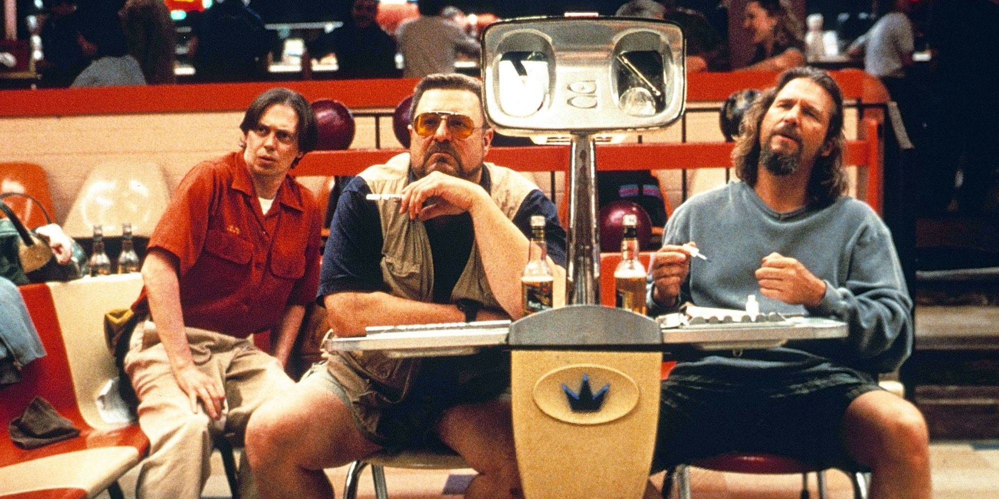 The cast of The Big Lebowski