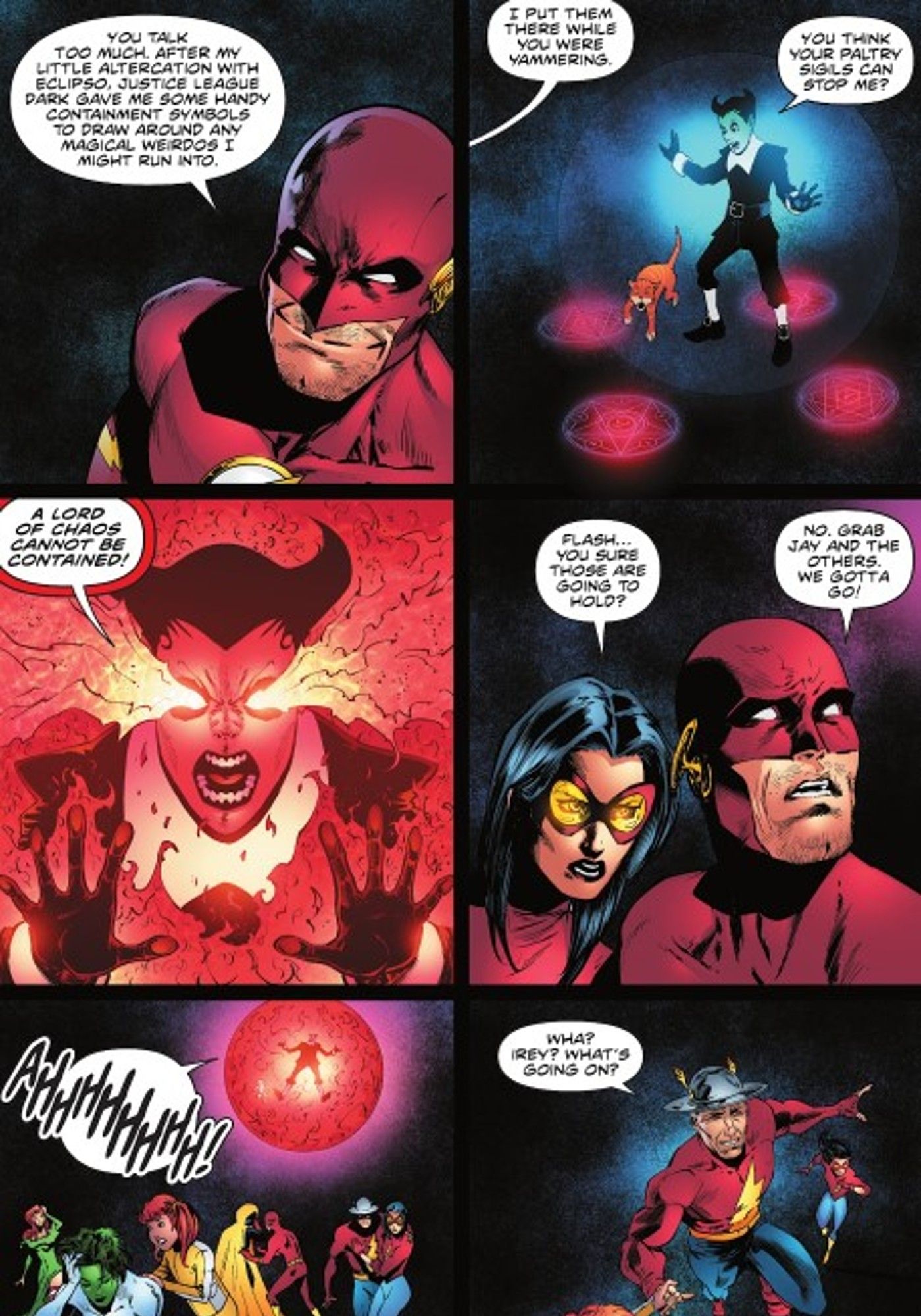 O Flash prende Klarion