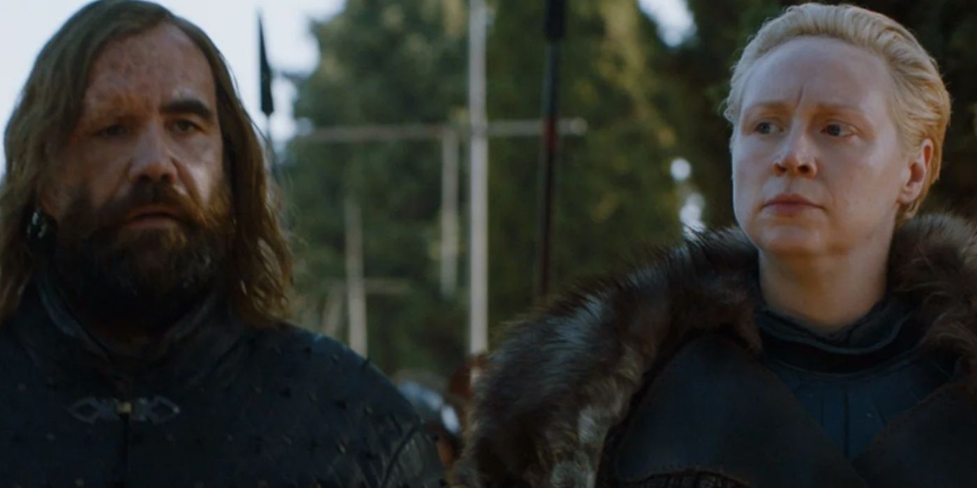 The Hound and Brienne reunited Game of Thrones