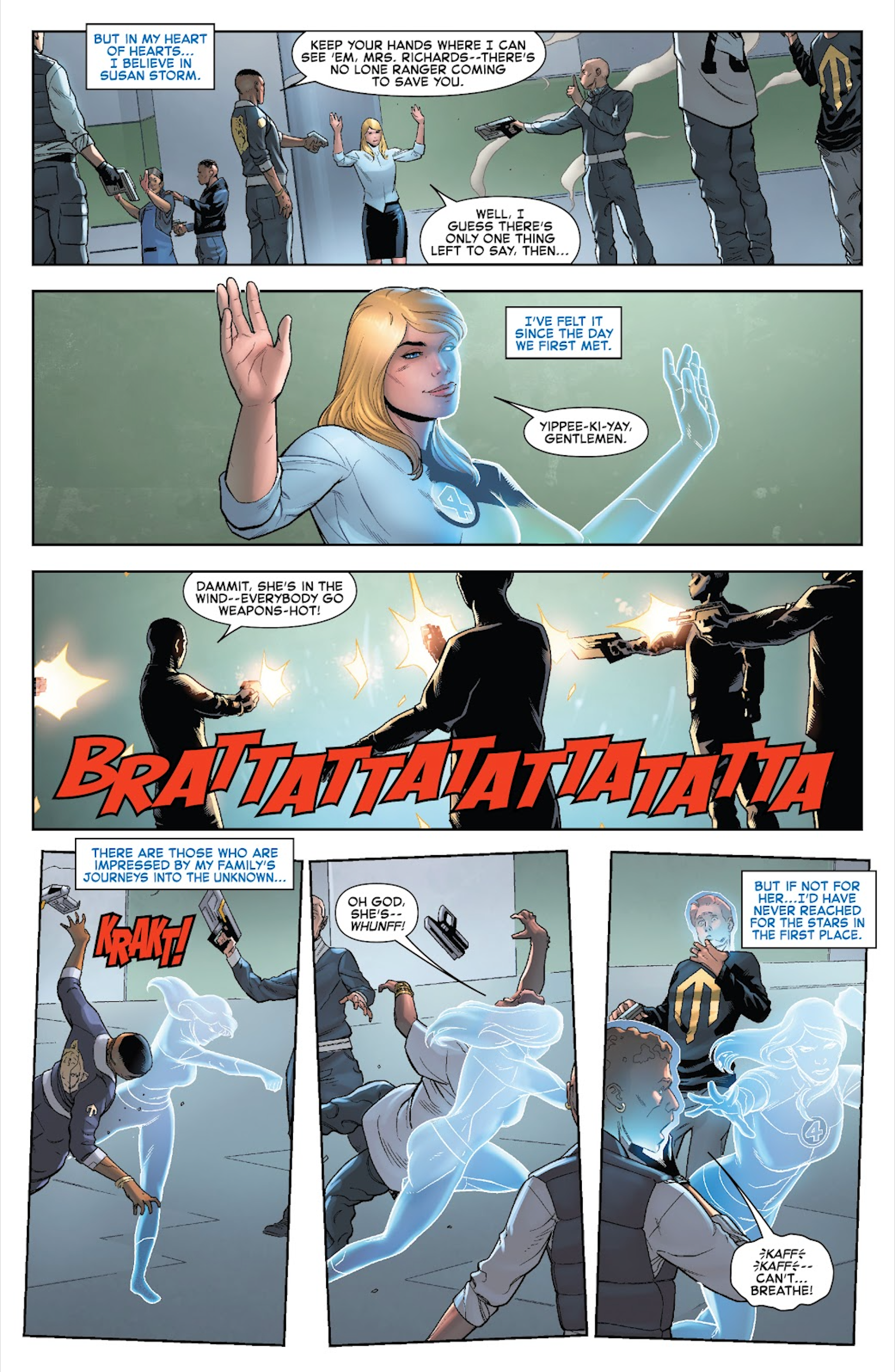 The Invisible Woman&rsquo;s power in the Fantastic Four