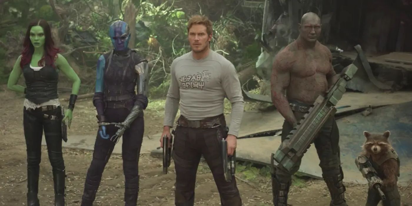 The MCUs Guardians of the Galaxy team