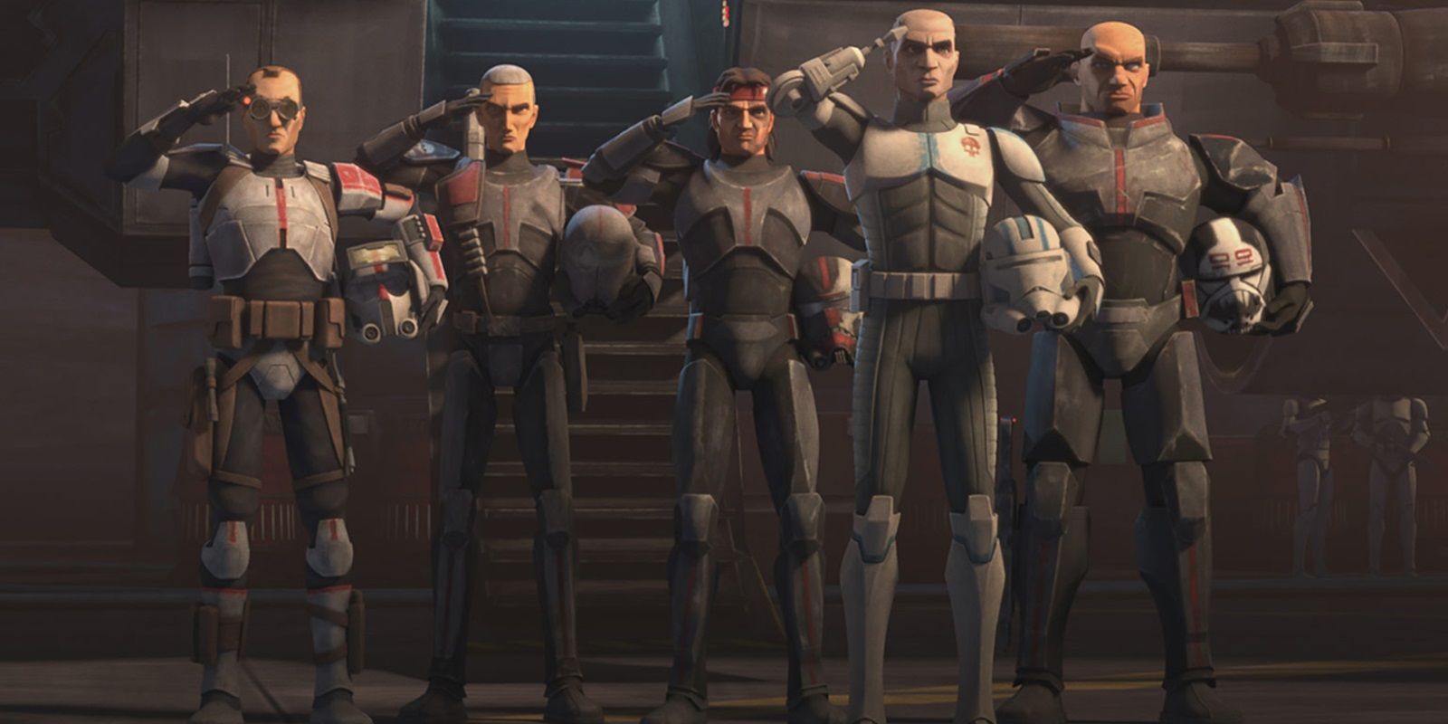 A saudação dos clones em Star Wars The Bad Batch