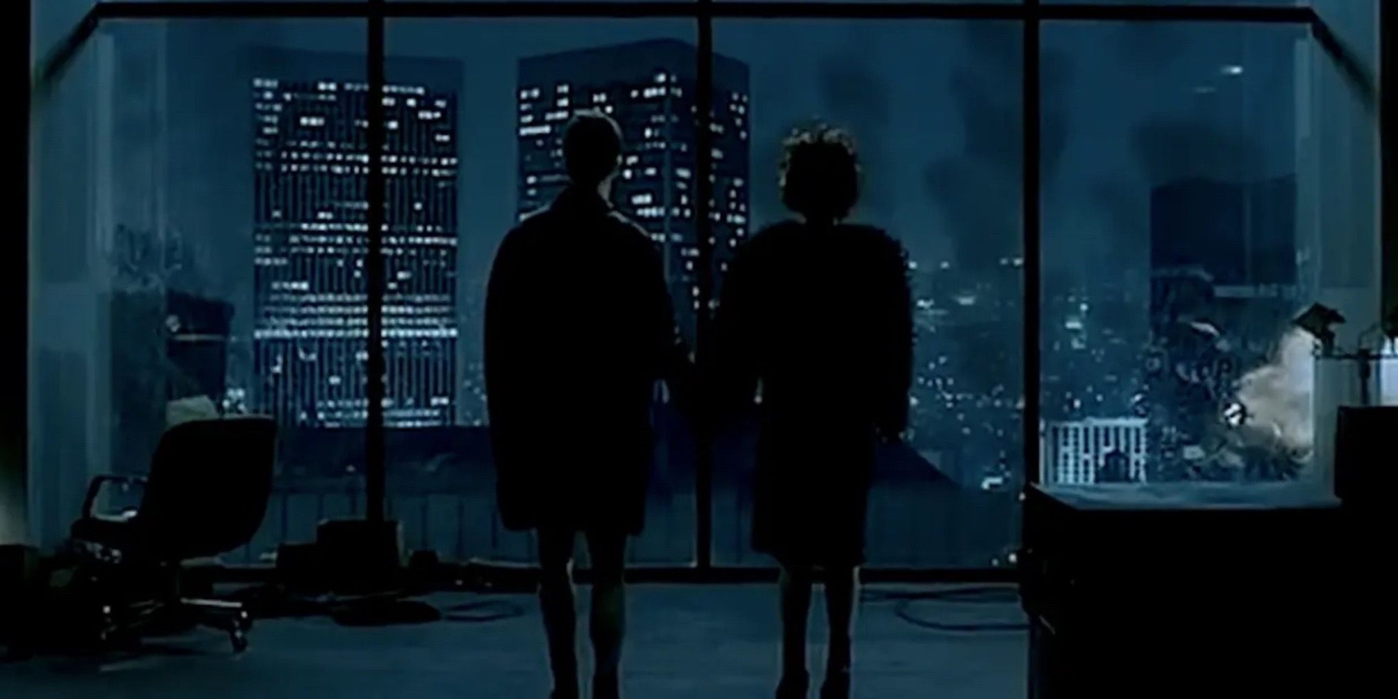 The final shot from Fight Club (1999)