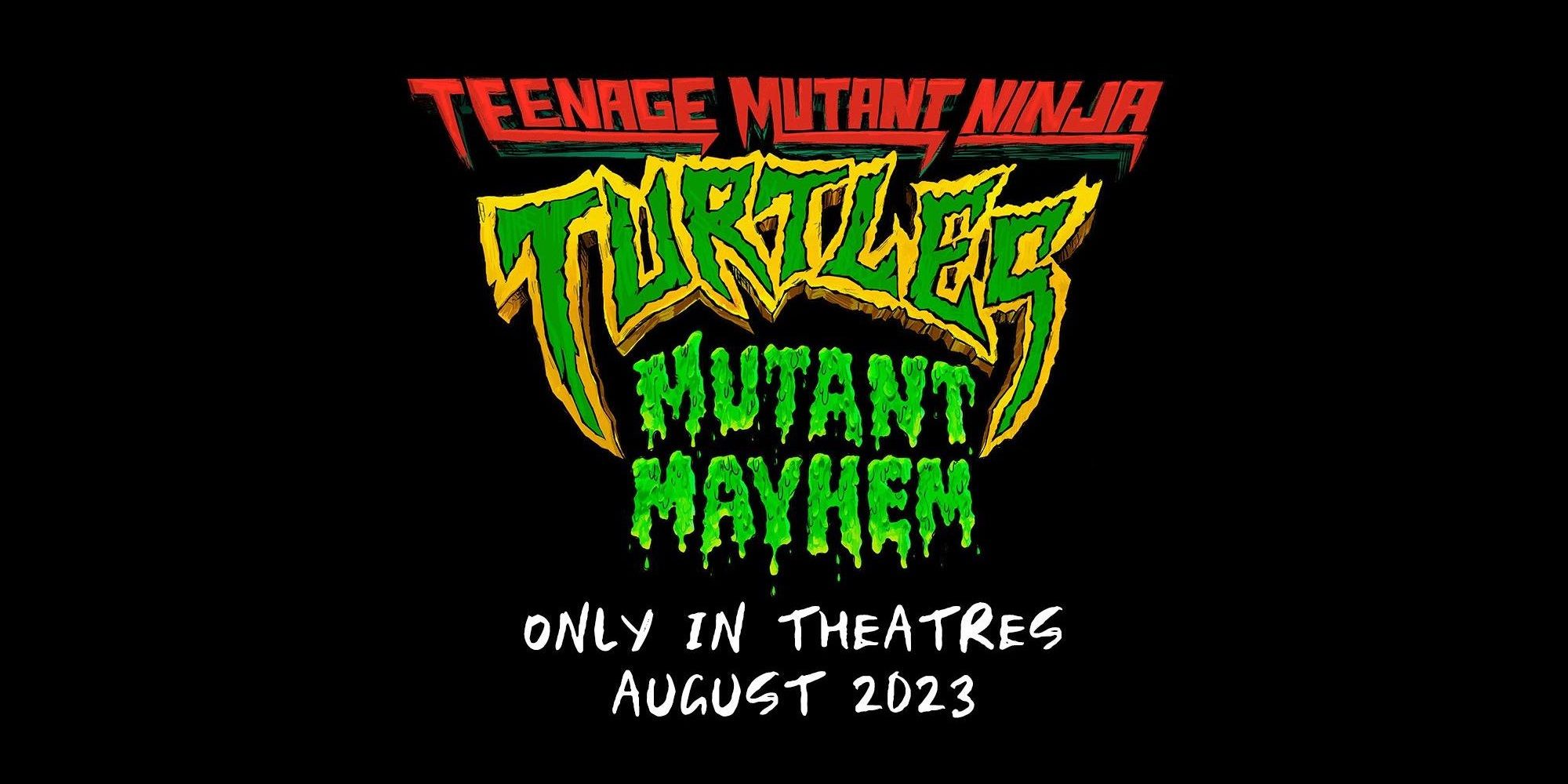 The logo for Teenage Mutant Ninja Turtles Mutant Mayhem