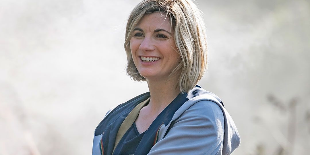 Thirteenth Doctor laughing in Doctor Who 