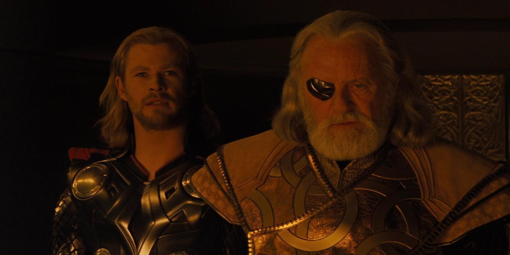 Thor and Odin at the end of Thor 2011