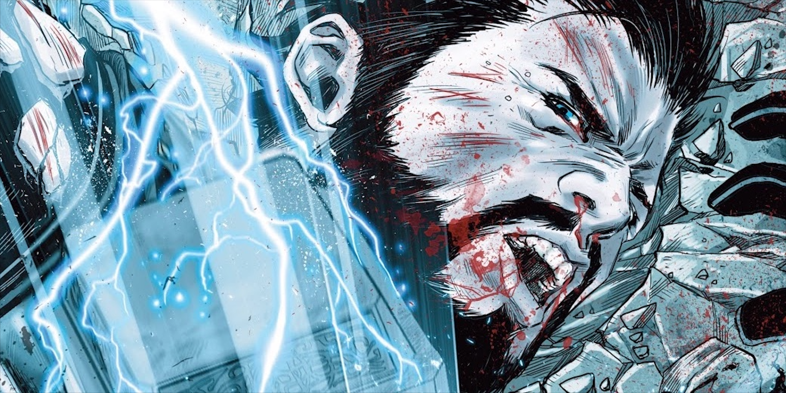 Thor fights the Punisher