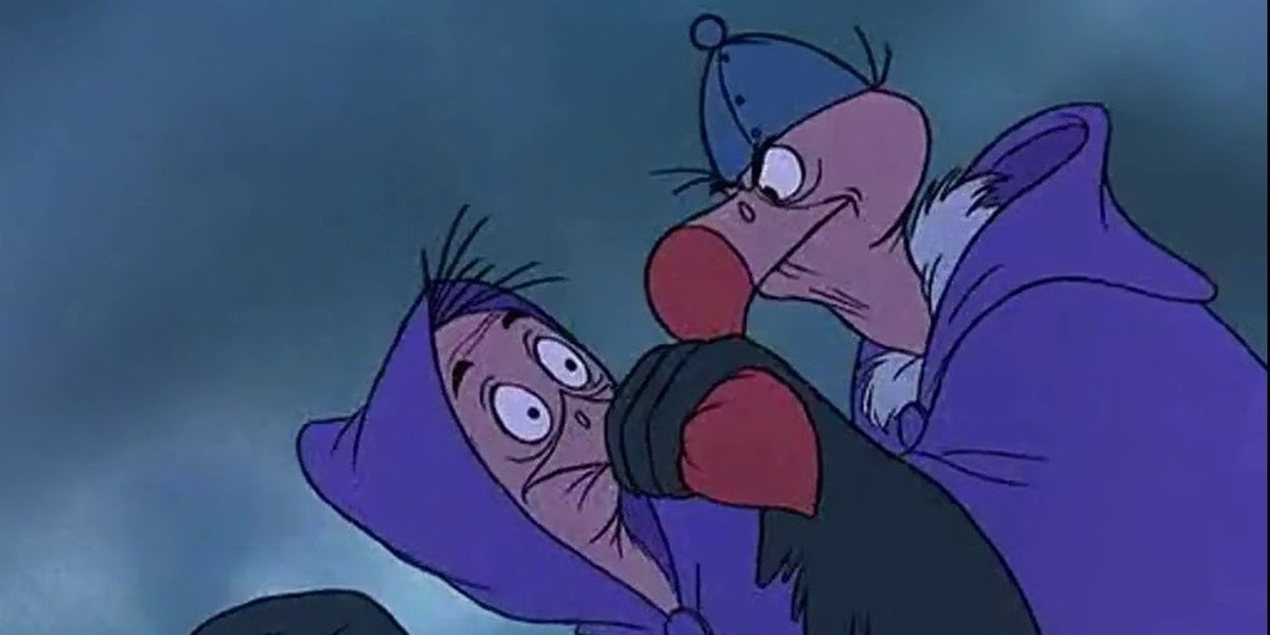 Trigger and Nutsy being silly in Robin Hood