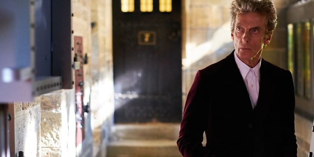 Twelfth Doctor looking offscreen with concern in Doctor Who