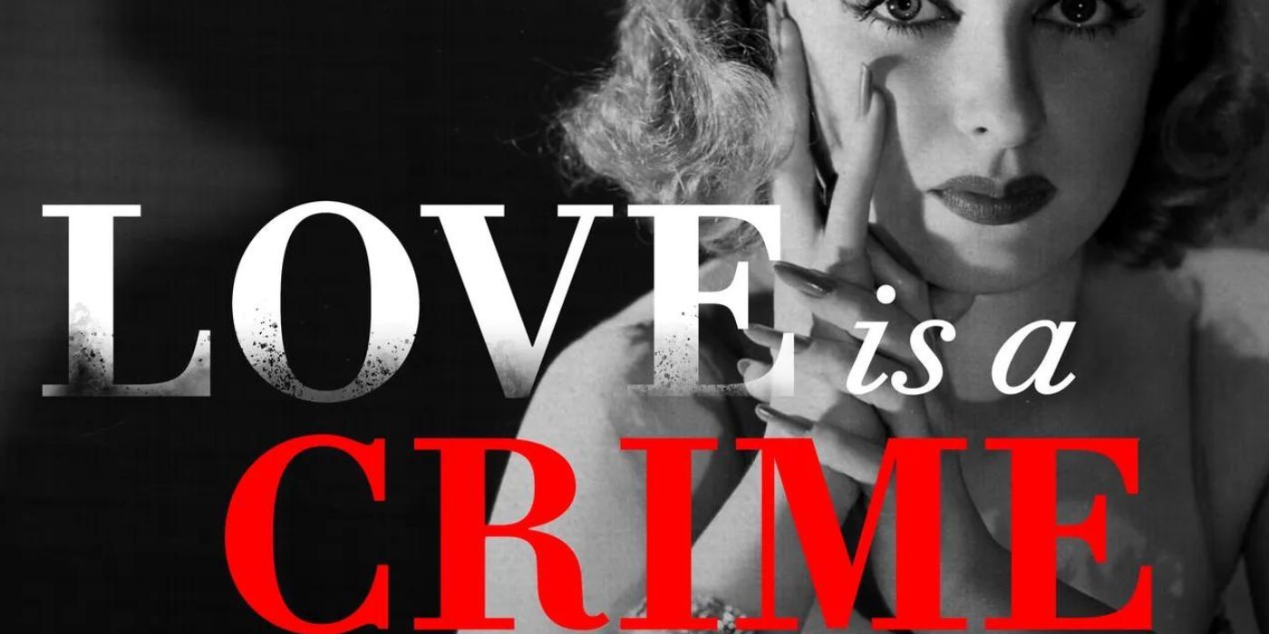 Logotipo do podcast Love is a Crime