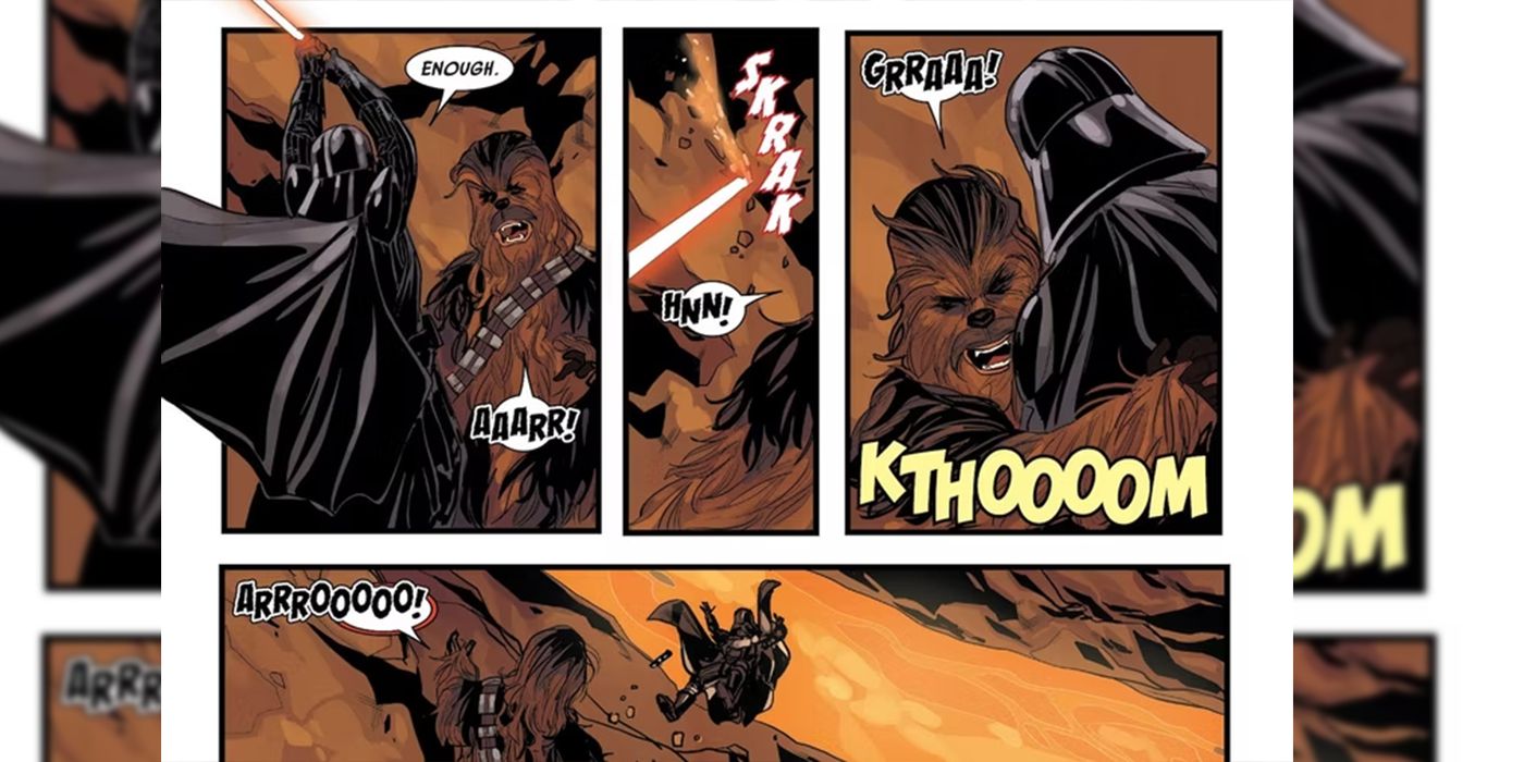 Vader Hurt By Lava Star Wars Comic
