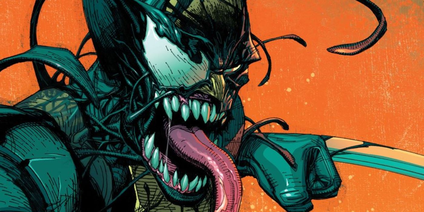 Wolverine/Venom cosplay.