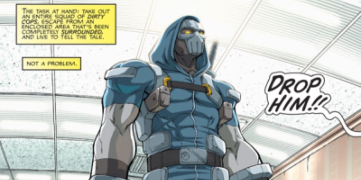 Taskmaster stands triumphantly in Marvel Comics 