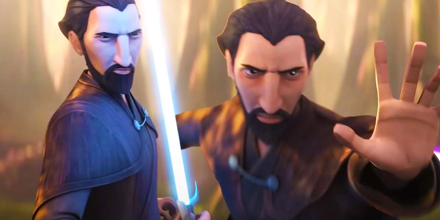 Why Is Dooku's Lightsaber Blue In The Tales Of The Jedi Trailer?