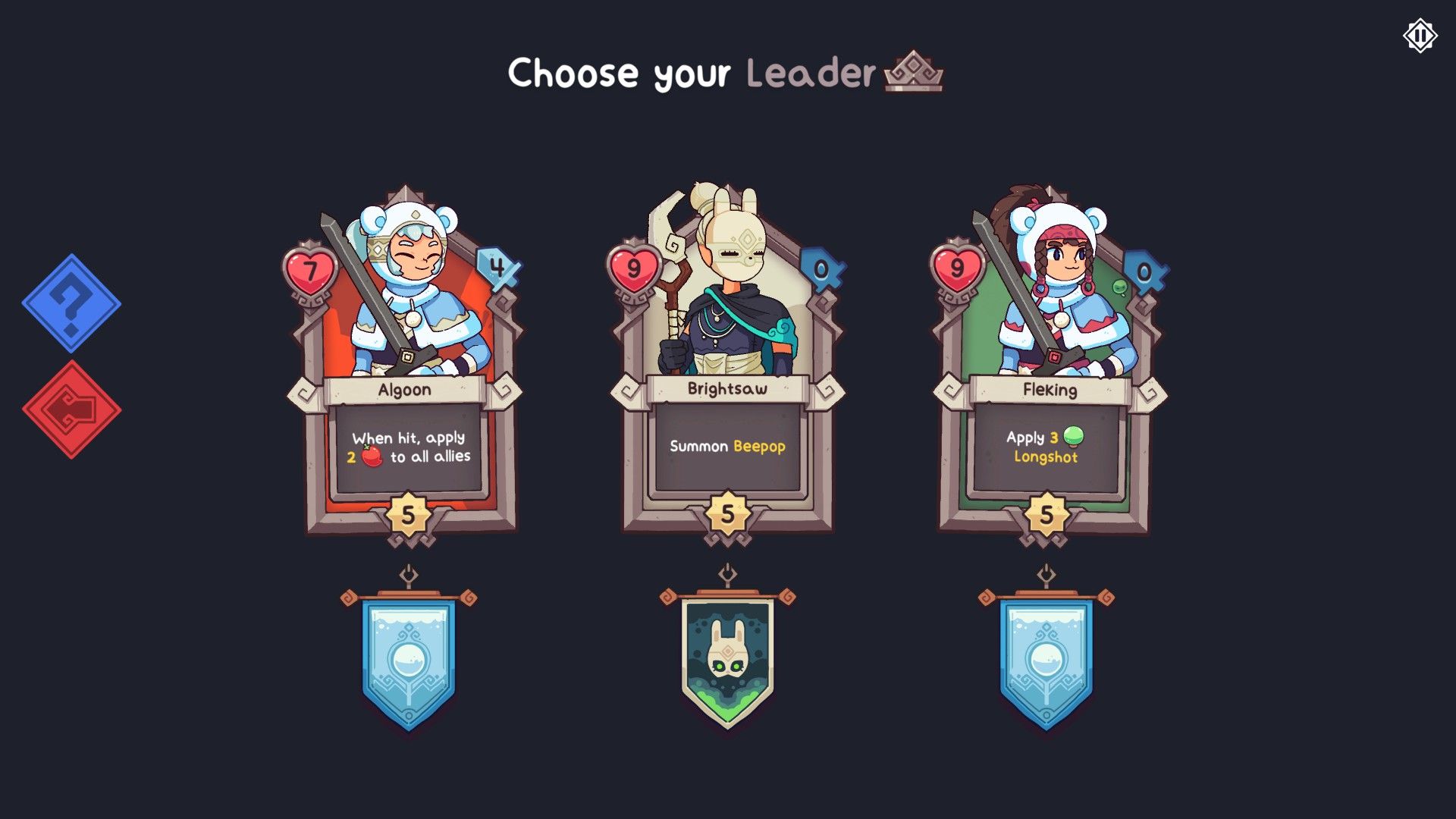 Wildfrost Preview Choose Your Leader