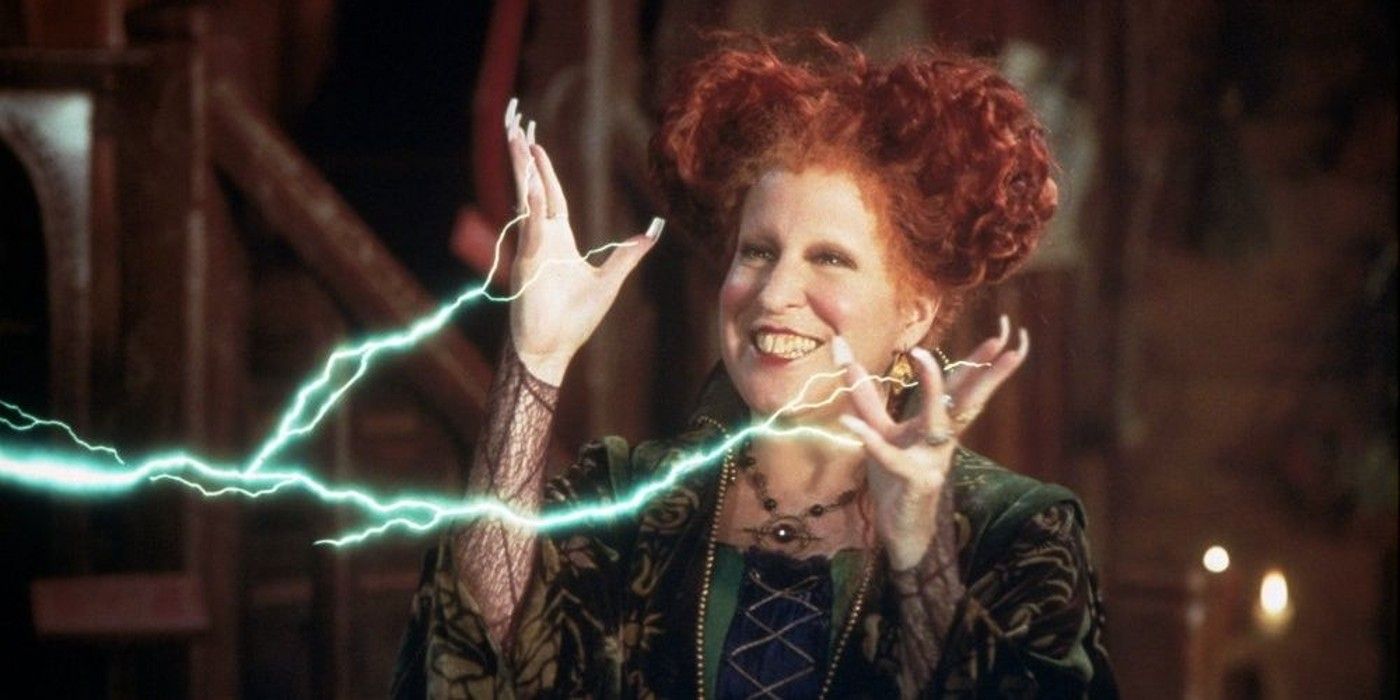 Winifred Sanderson using her powers in Hocus Pocus