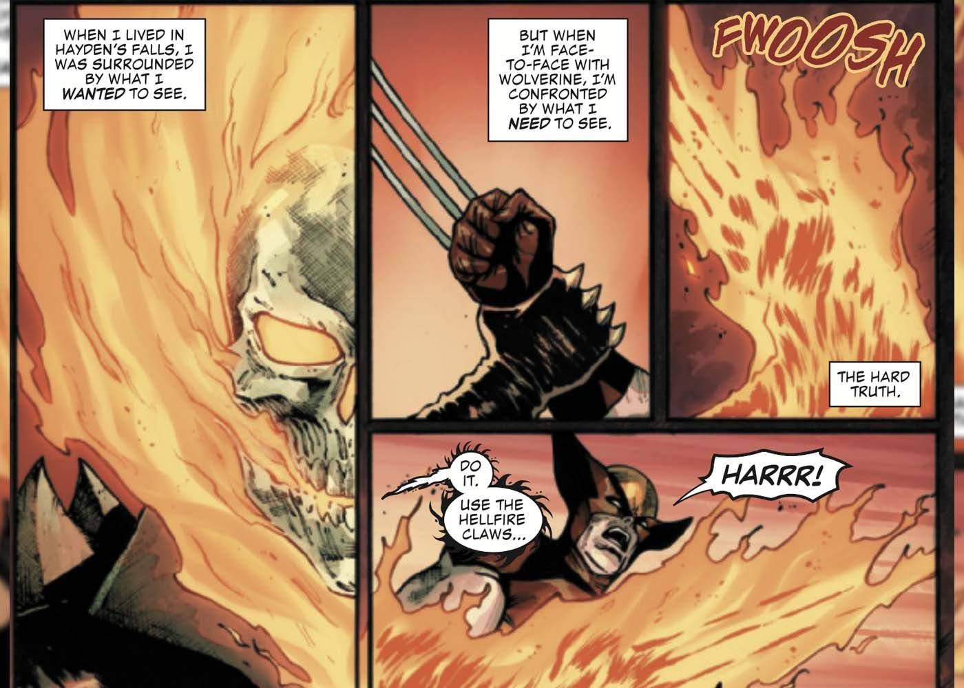 Wolverine Ghost Rider Fight - Hellfire Claws