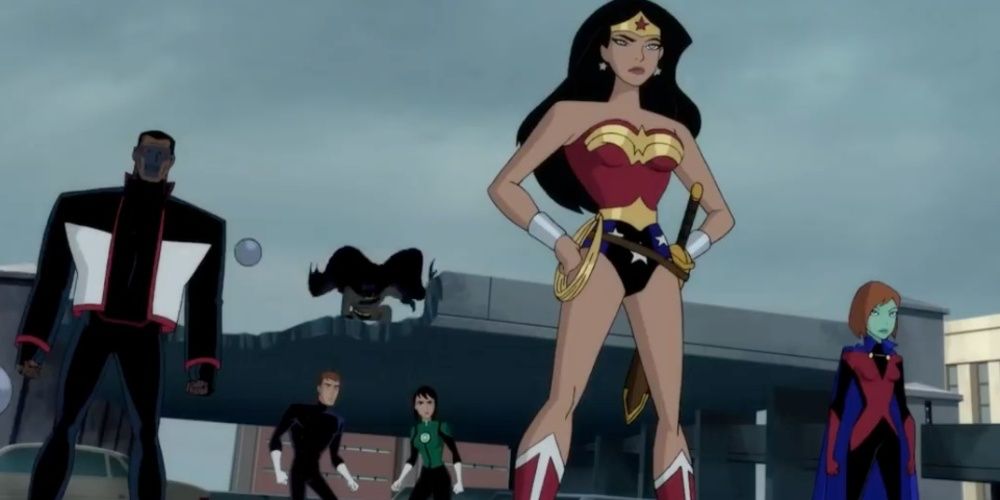 Wonder Woman leads the Justice League in Justice League vs the Fatal Five