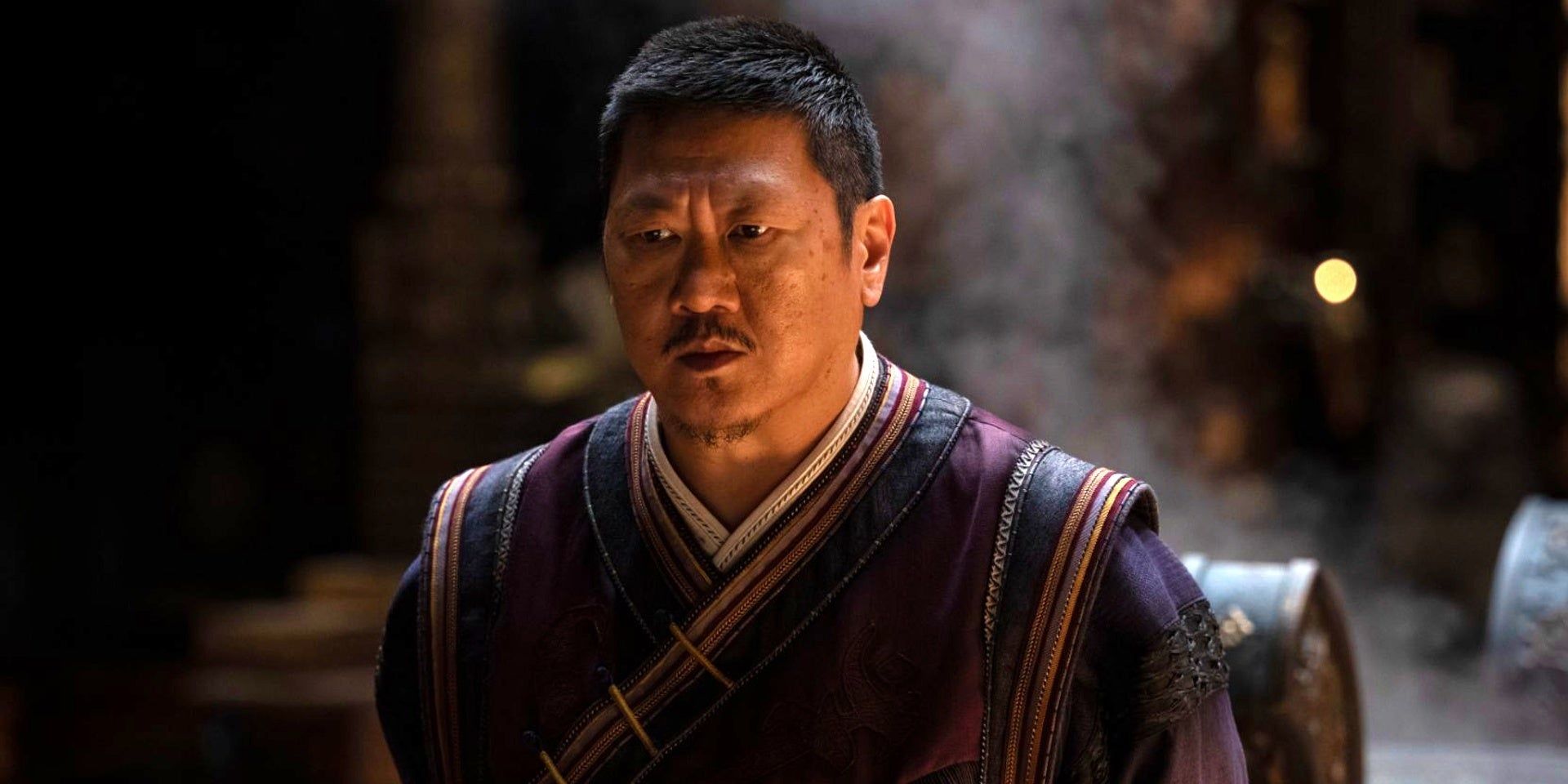 Wong in an ancient temple in Doctor Strange 2