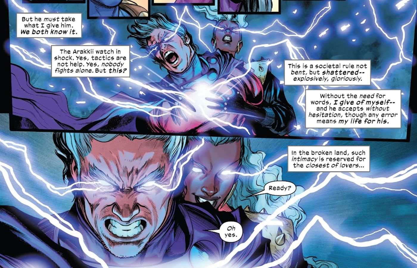 X-Men Red Storm e Magneto