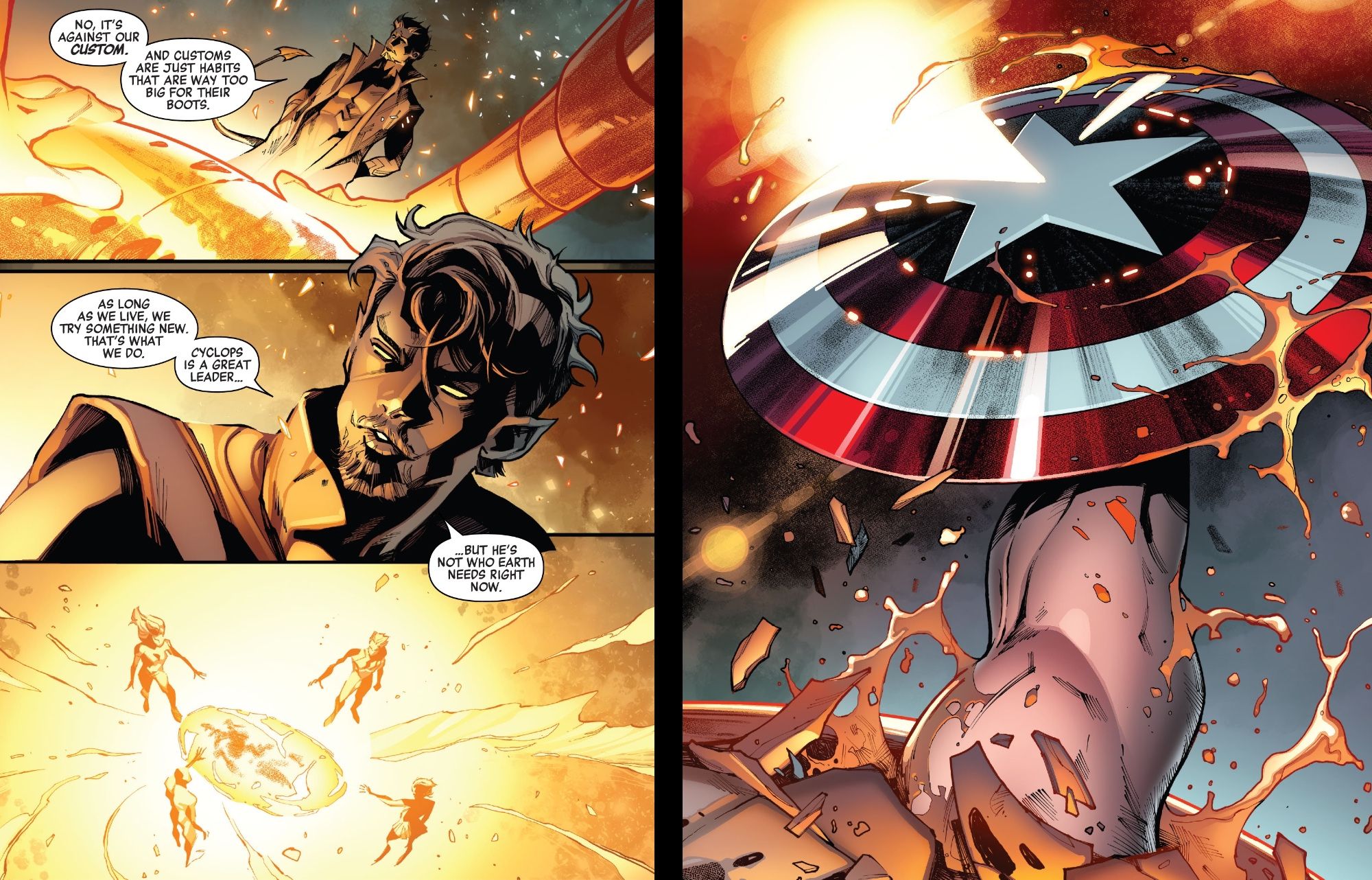 X-Men ressuscitam Capitão América no Jugment Day