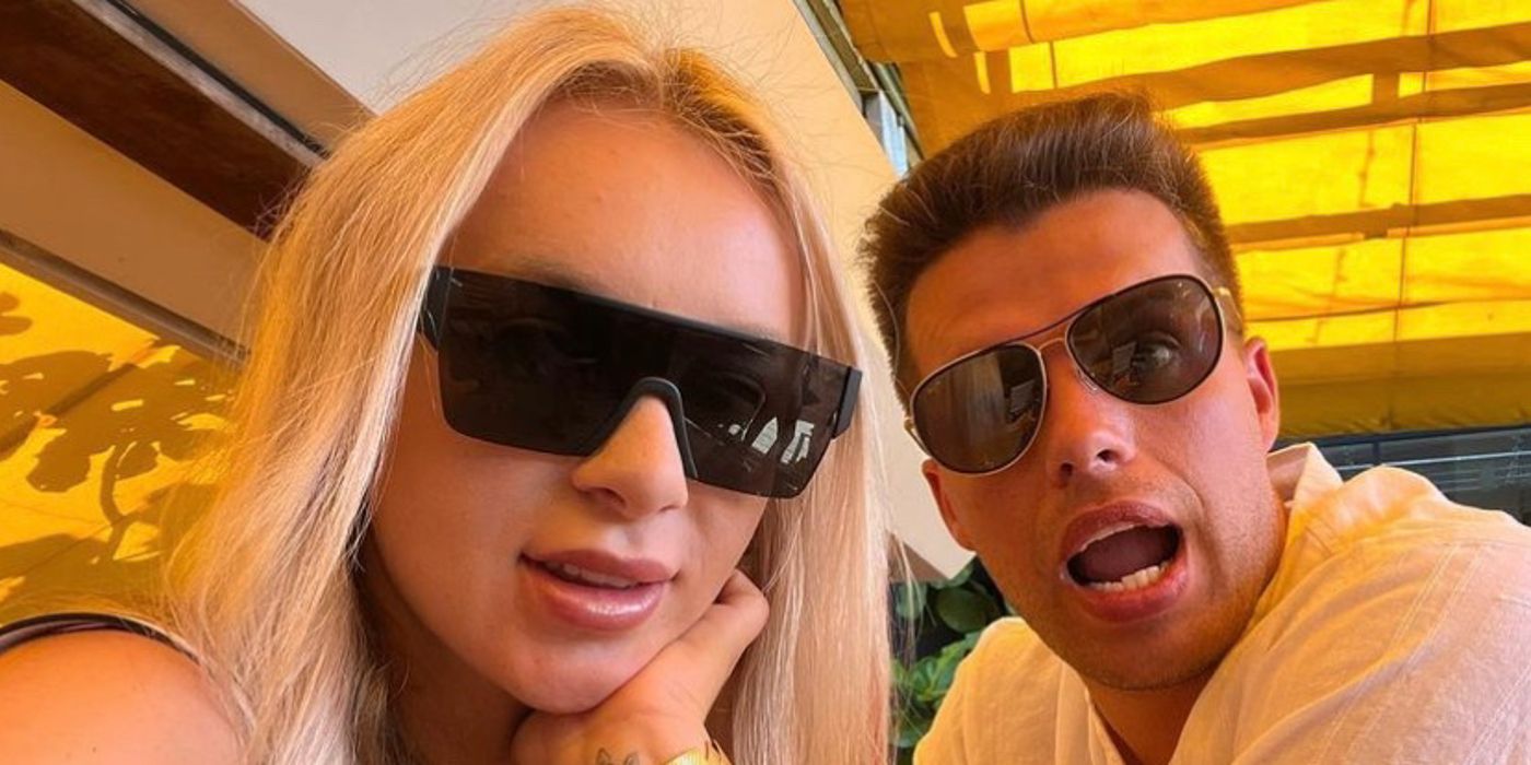 Yara Zaya and Jovi Dufren from 90 Day Fiancé in sunglasses