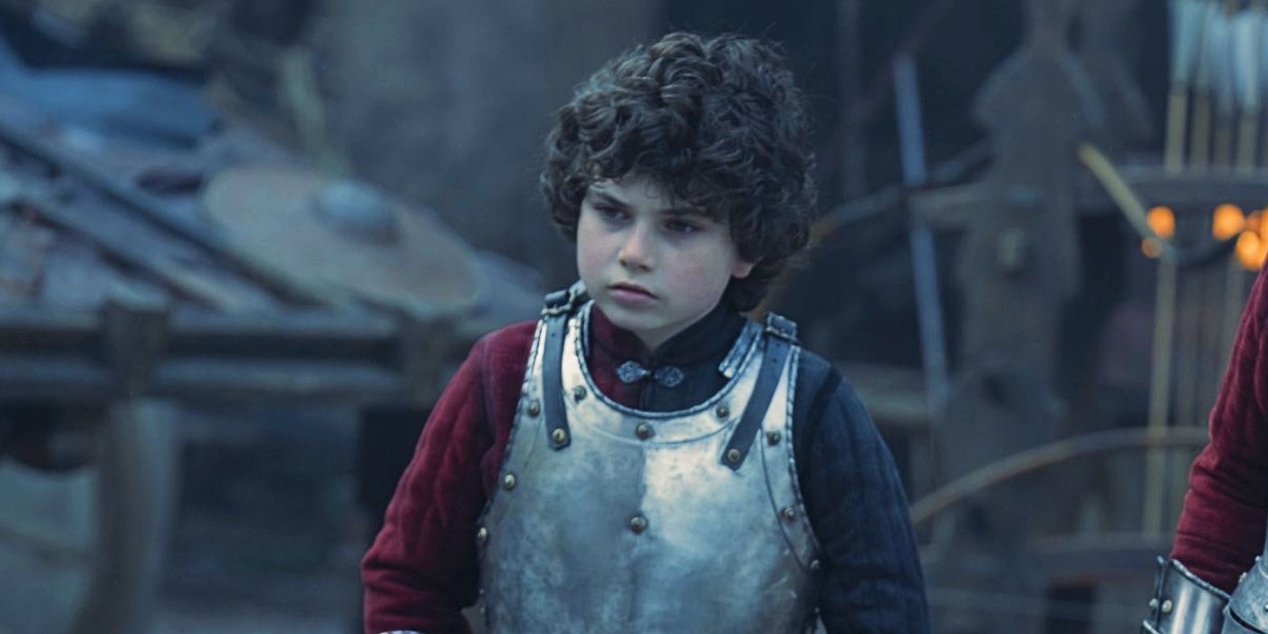 Rhaenyra's son Young Lucerys Velaryon in House Of The Dragon Episode 6