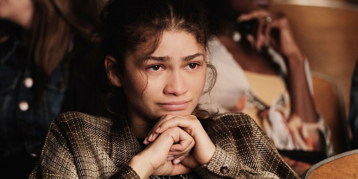 Zendaya as Rue in Euphoria S2