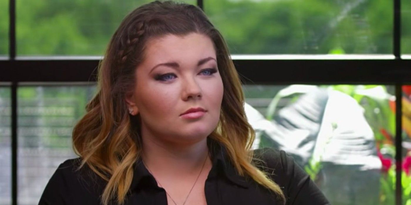 Amber Portwood from Teen Mom in black