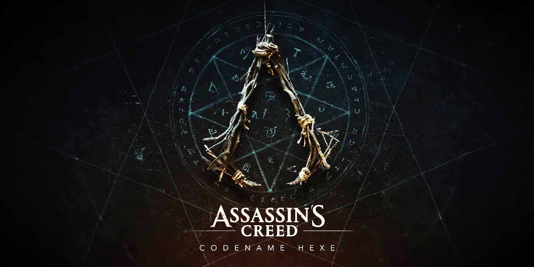 Assassin's Creed Hexe logo showing a summoning circle.