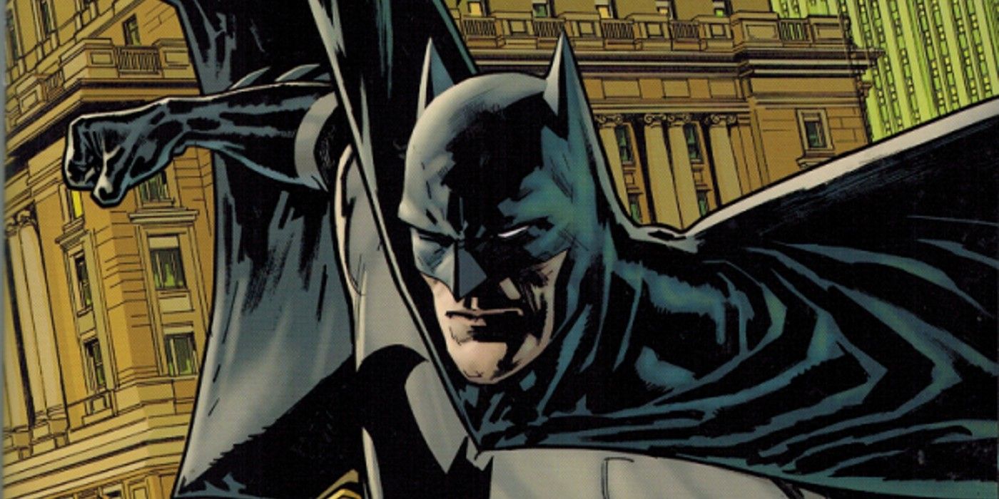Arte de história em quadrinhos: Batman em Gotham.