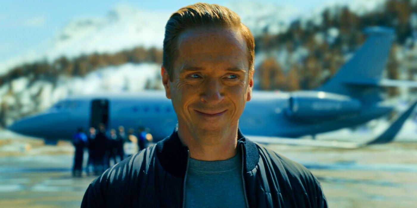 Bobby Axelrod (Damian Lewis) sonríe en el episodio 12 de la temporada 5 de Billions.