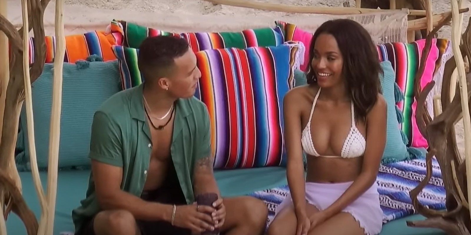 Brandon Jones and Serene Russell on Bachelor In Paradise