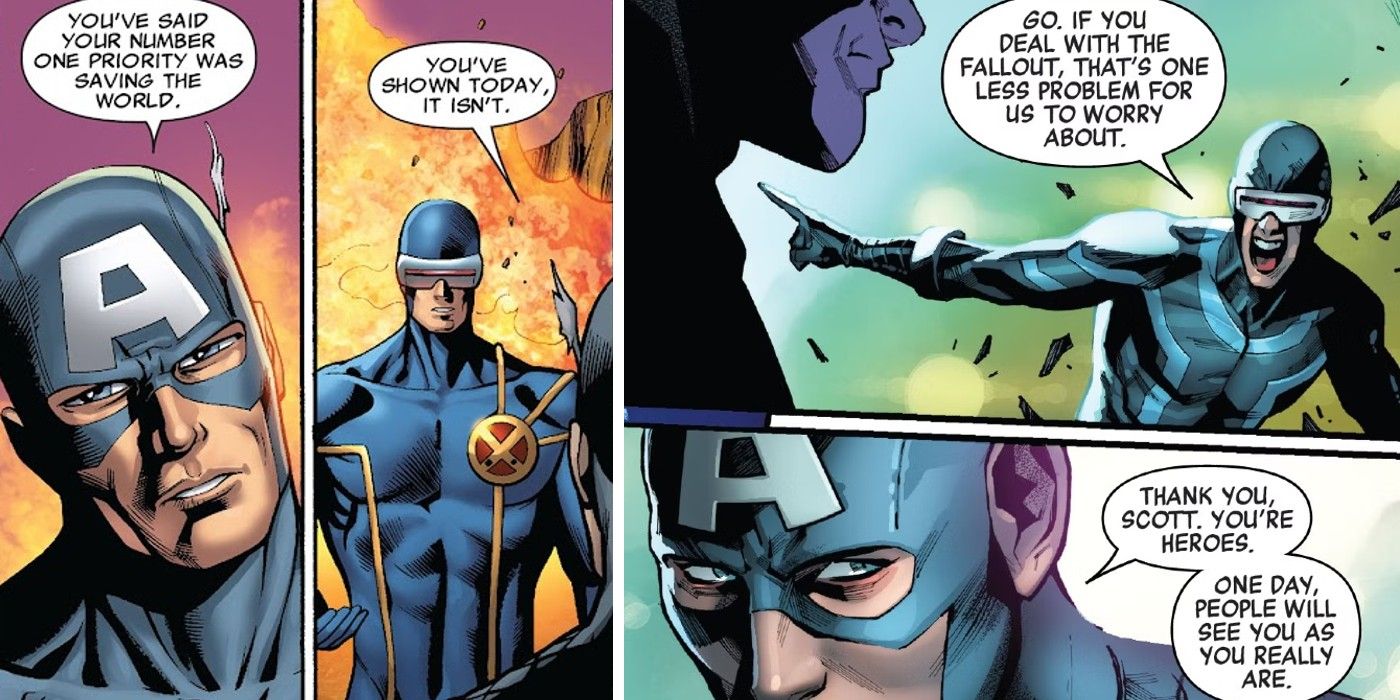 captain america and cyclops argument