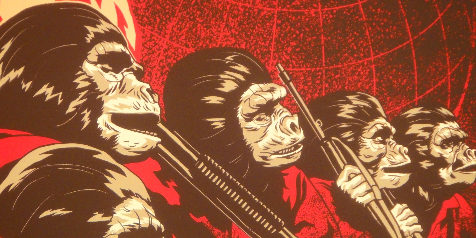 conquest of the planet of the apes poster