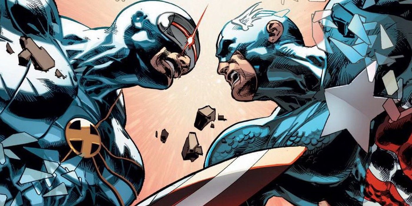 cyclops vs captain america