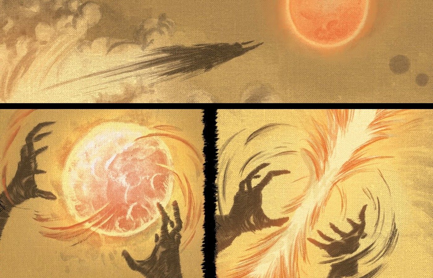 dARTH VADER FORGES STAR INTO LIGHTSABER