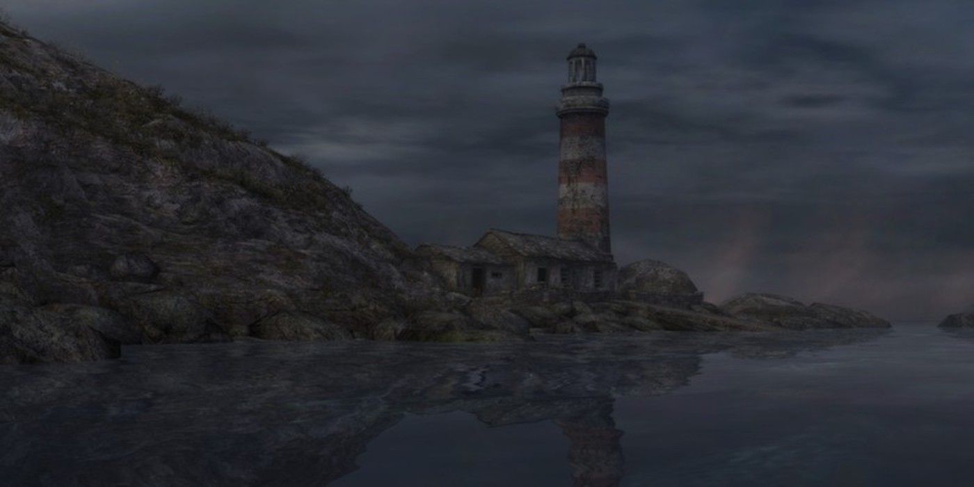 A screenshot from the game Dear Esther
