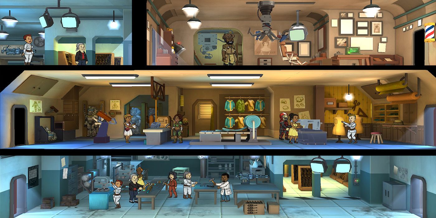 Uma captura de tela do jogo Fallout Shelter