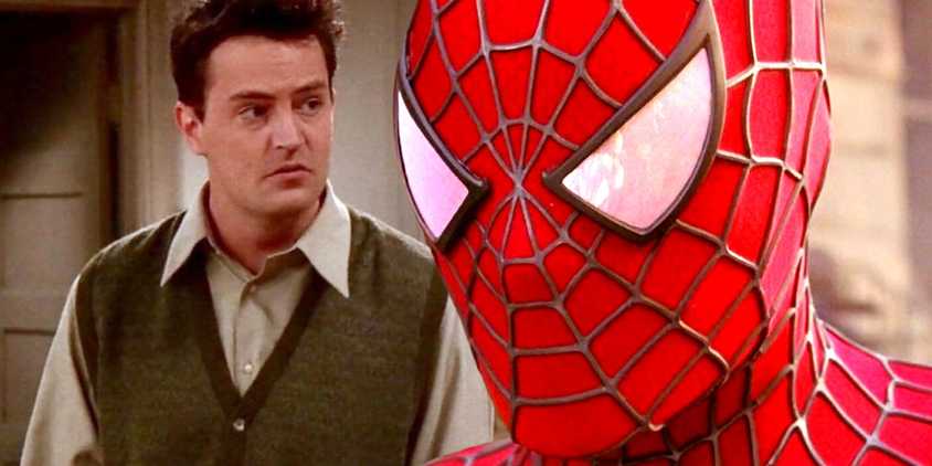 friends chandler spider-man