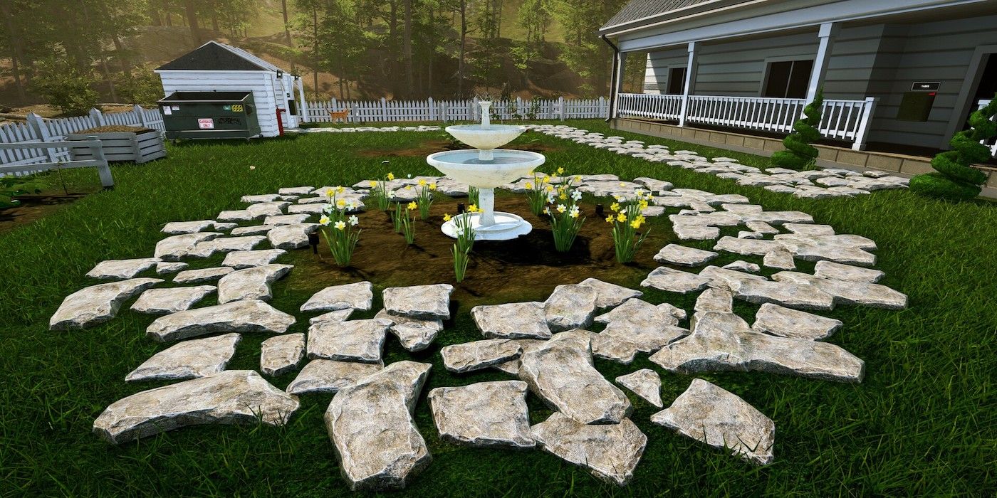 A screenshot from the game Garden Simulator