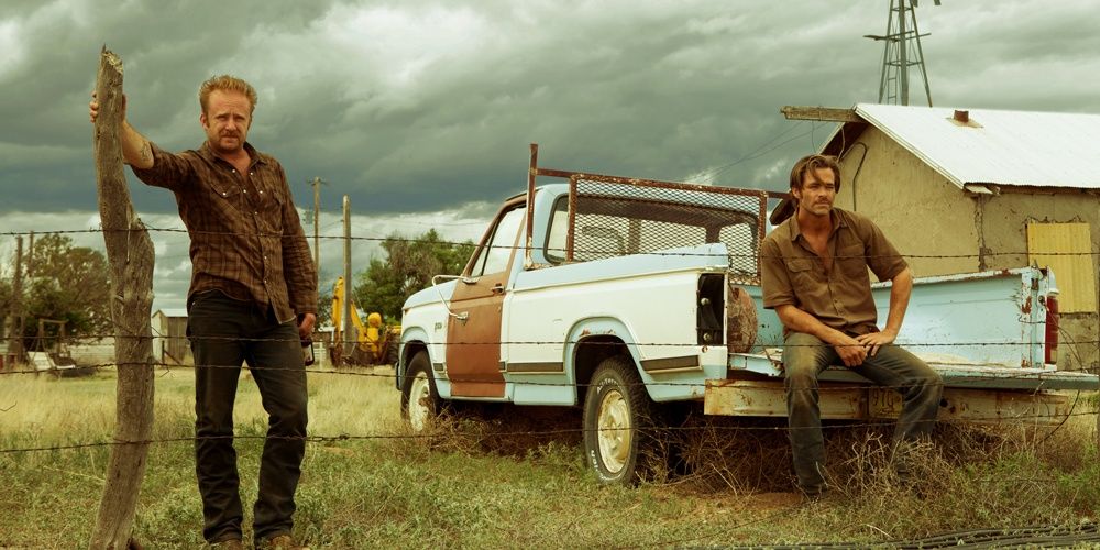 Chris Pine and Ben Foster in Hell or High Water.