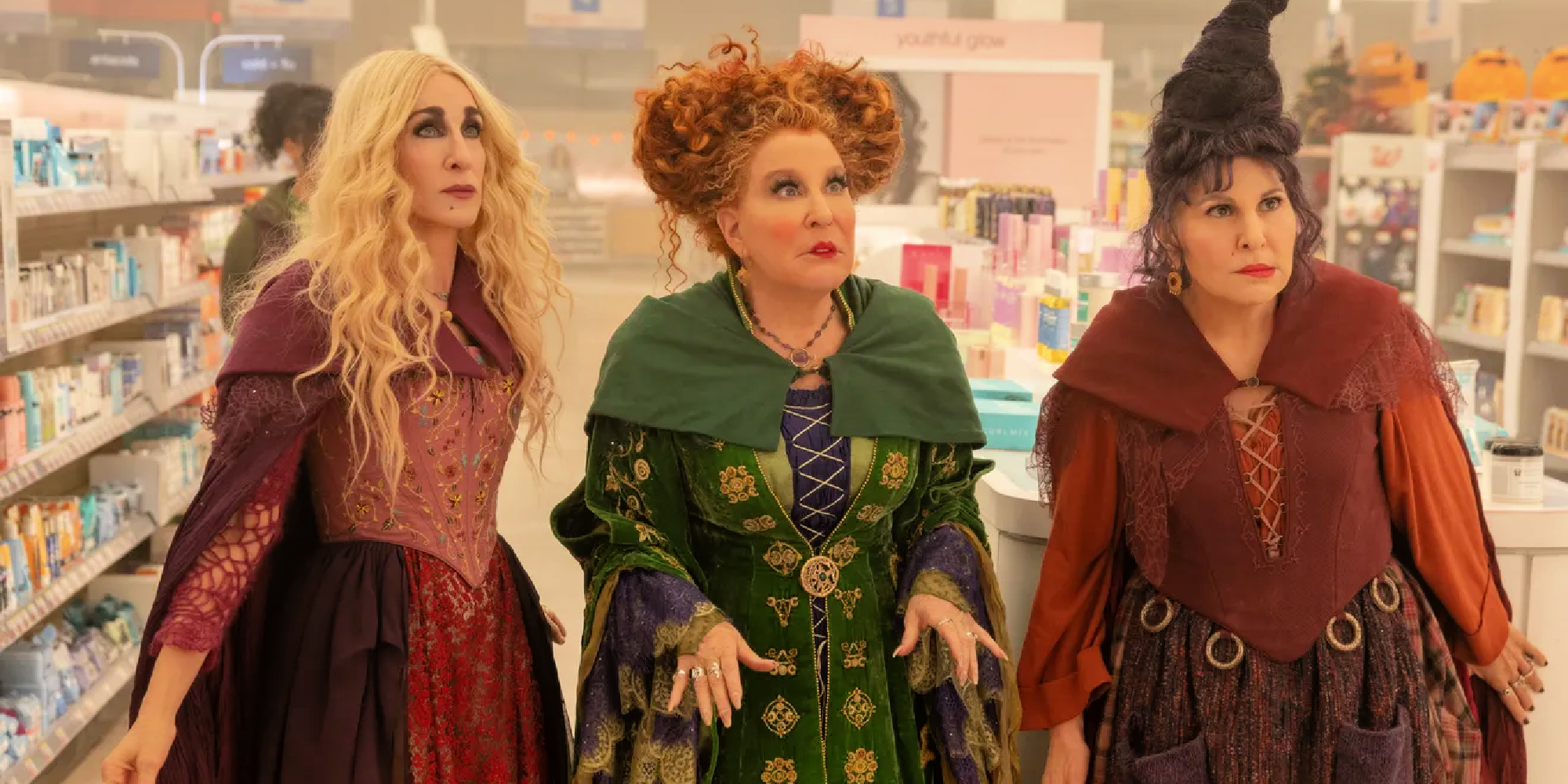 Sanderson Sisters Look Out Of Place At Walgreens In Hocus Pocus 2 Image