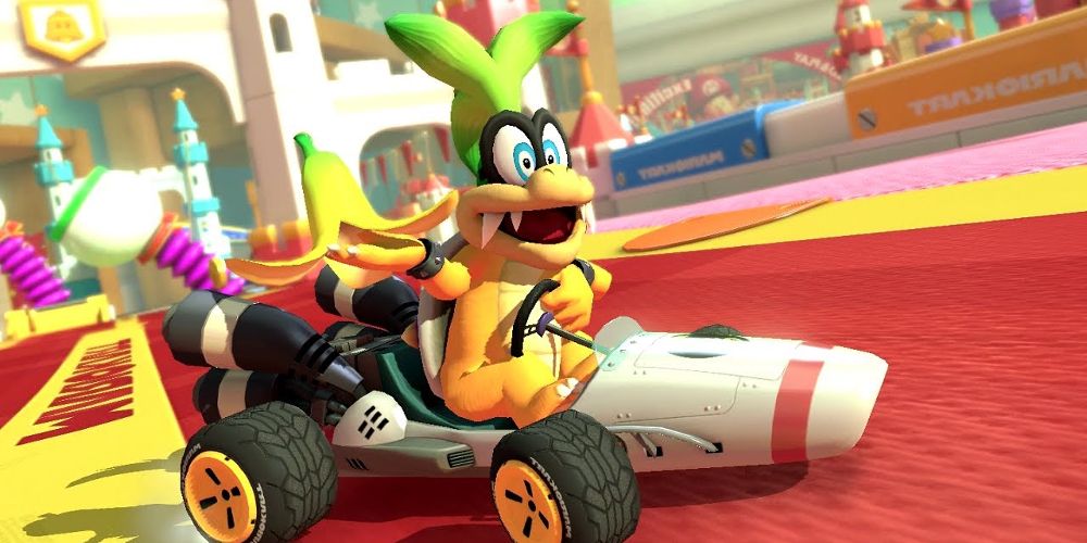 A Casca de Banana é na verdade o maior item de Mario Kart.