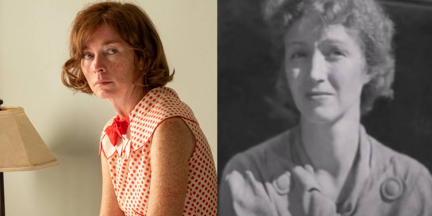 Saiba quem são as pessoas da vida real mostradas em Blonde 6 Julianne Nicholson como Gladys Pearl Baker em Blonde / Gladys Pearl Baker (Reprodução)