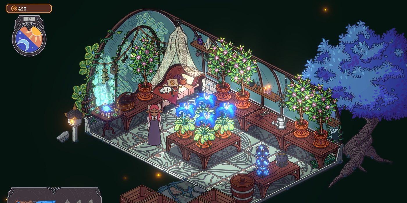 A screenshot from the game The Tale of the Greenhouse