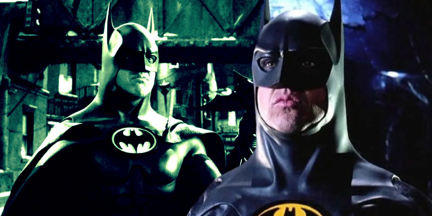 Michael Keaton as Batman in Tim Burton's Batman movies