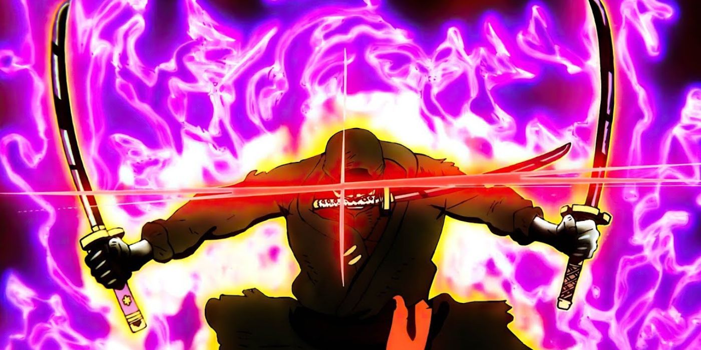 Zoro’s oni giri vs Kaido - On top of Onigashima - One Piece