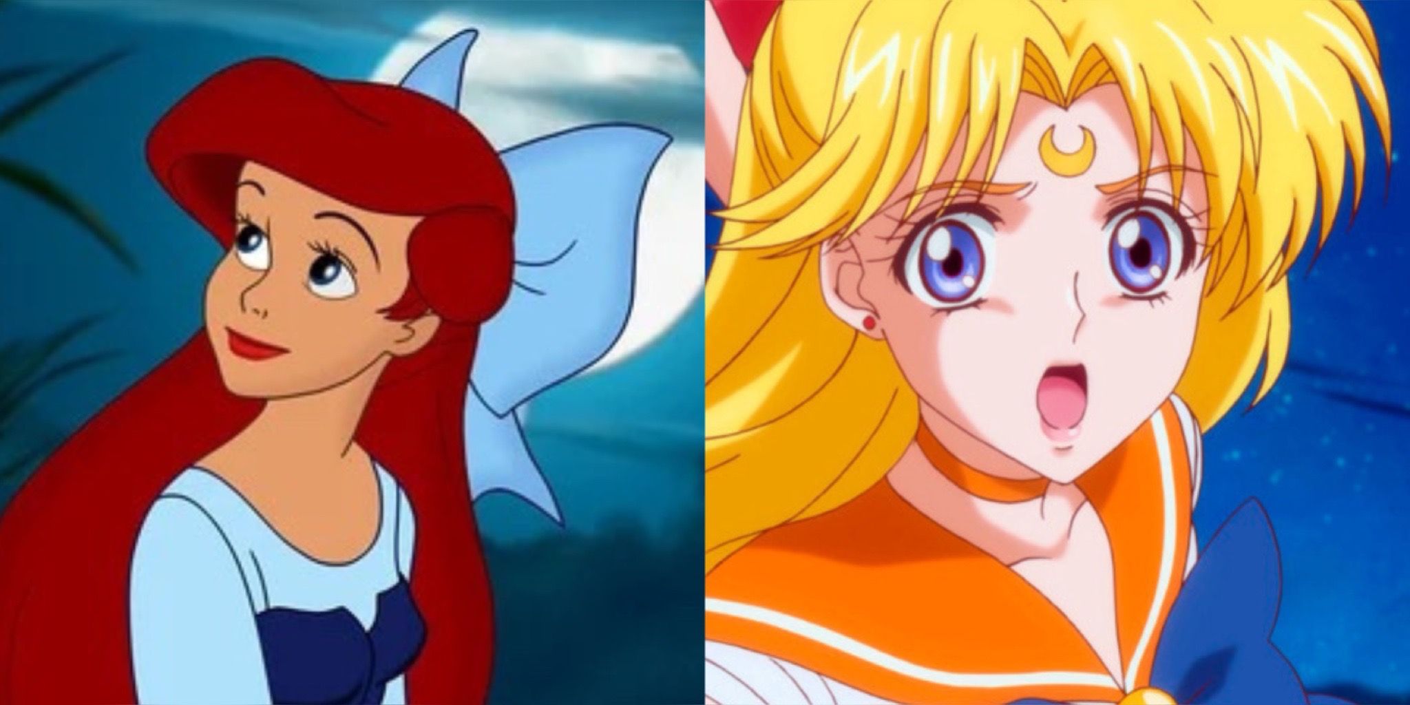 Ariel and Sailor Venus 